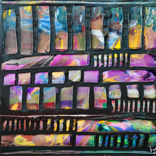 Traverser les espaces van Muriel Cayet, Schilderij te koop op Singulart