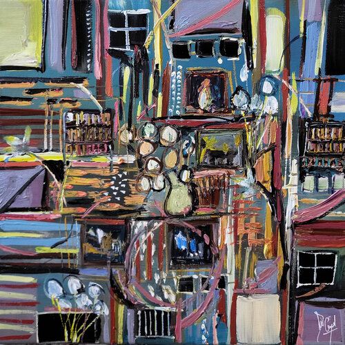 La présence de Matera by Muriel Cayet, 회화 for Sale on Singulart