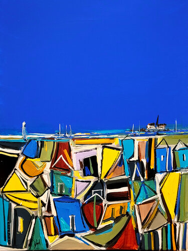 Les couleurs sont nos demeures von Muriel Cayet, Malerei kaufen auf Singulart