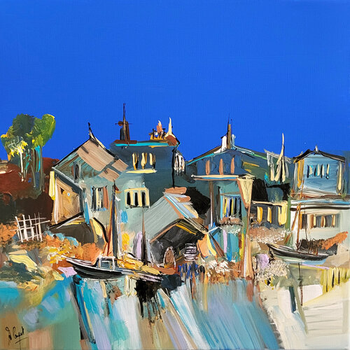 Qui coule de source von Muriel Cayet, Malerei kaufen auf Singulart