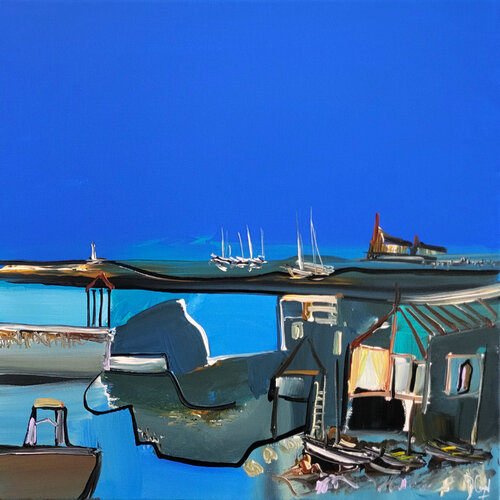 Bleu océanique Muriel Cayet