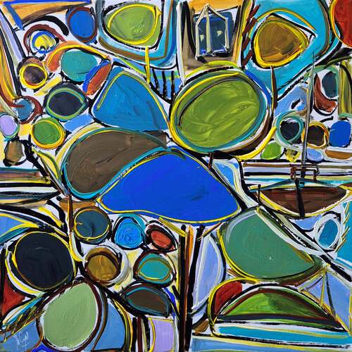 La nature formelle de l'imaginaire von Muriel Cayet, Malerei kaufen auf Singulart