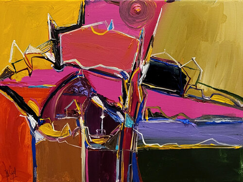 Visa pour la couleur von Muriel Cayet, Malerei kaufen auf Singulart