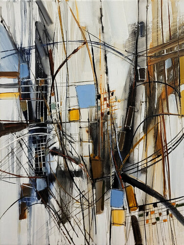 Voyager le temps von Muriel Cayet, Malerei kaufen auf Singulart