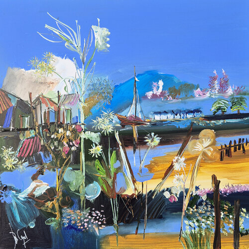 A remonter les temps von Muriel Cayet, Malerei kaufen auf Singulart