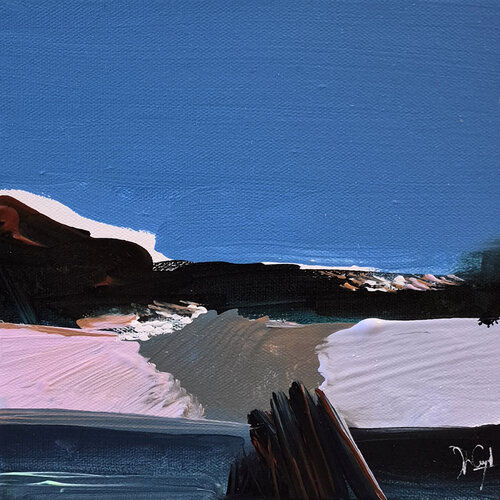 Haïku  II - 20 x 20 cm en exclusivité sur Singulart - Février 2026 van Muriel Cayet, Schilderij te koop op Singulart