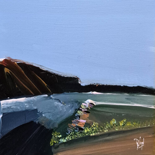 Haïku  III - 20 x 20 cm en exclusivité sur Singulart - Février 2026 van Muriel Cayet, Schilderij te koop op Singulart