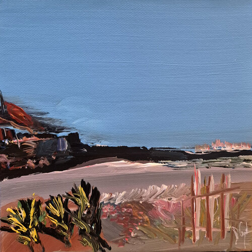 Haïku V- 20 x 20 cm en exclusivité sur Singulart - Février 2026 di Muriel Cayet, Pittura in vendita su Singulart