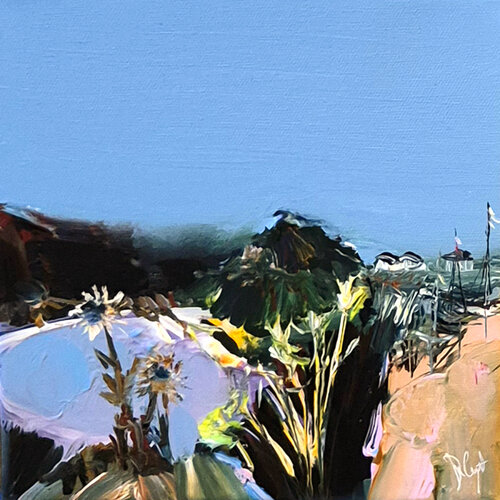 Haïku  XIII- 20 x 20 cm von Muriel Cayet, Malerei kaufen auf Singulart