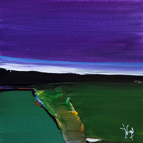 Haïku  XXVI - 20 x 20 cm en exclusivité sur Singulart - Février 2026 von Muriel Cayet, Malerei kaufen auf Singulart