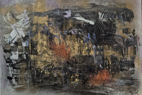 Au Nord di Muriel Cayet, Pittura in vendita su Singulart