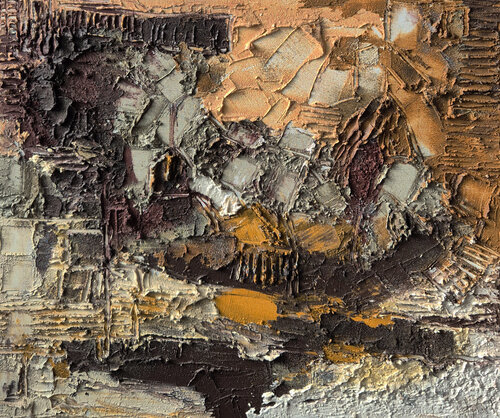 Soleil d'Ocre van Muriel Cayet, Schilderij te koop op Singulart