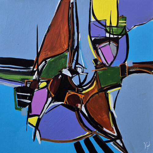 La traversée du destin von Muriel Cayet, Malerei kaufen auf Singulart