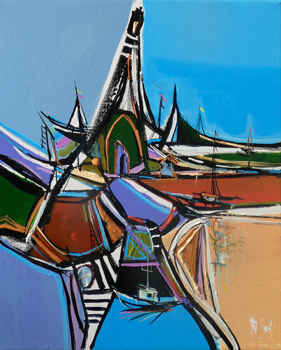 Les alcôves poétiques par Muriel Cayet, Peinture en vente sur Singulart