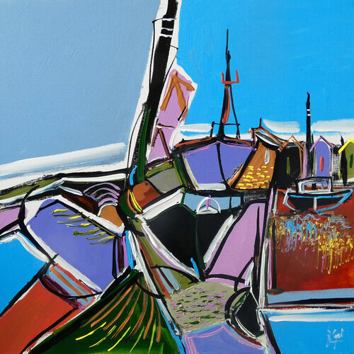 L'alliance du rêve et de l'imaginaire von Muriel Cayet, Malerei kaufen auf Singulart