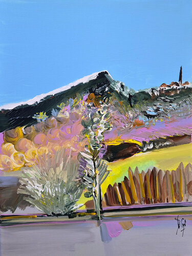 La pluie tombe de l'existence by Muriel Cayet, Painting for Sale on Singulart