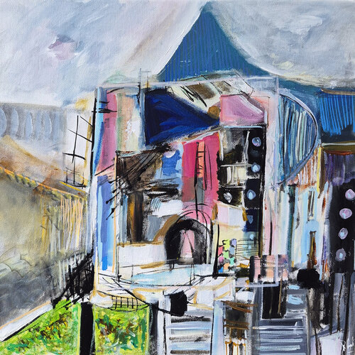 Une liberté de l'architecte di Muriel Cayet, Pittura in vendita su Singulart