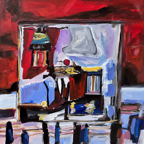 Un univers sans bords et sans racines par Muriel Cayet, Peinture en vente sur Singulart
