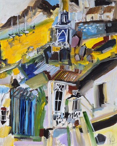 Pittoresque, éternel et sacré by Muriel Cayet, Painting for Sale on Singulart