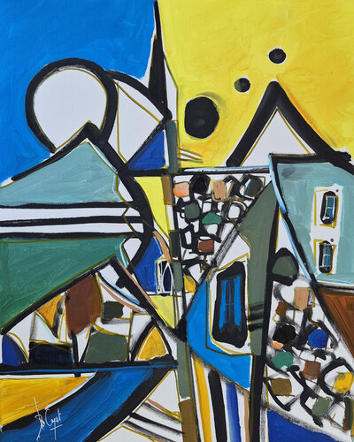 Un continuum spirituel by Muriel Cayet, Painting for Sale on Singulart