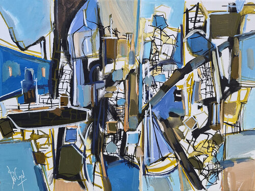 Miroirs de style van Muriel Cayet, Schilderij te koop op Singulart