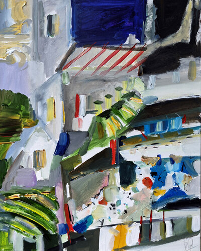 Mémoire de pierre by Muriel Cayet, Painting for Sale on Singulart