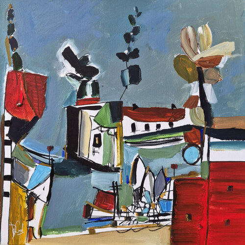 Occitanie by Muriel Cayet, Painting for Sale on Singulart