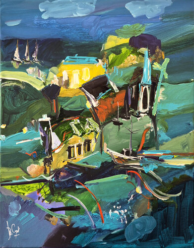 Le temps poétique par Muriel Cayet, Peinture en vente sur Singulart