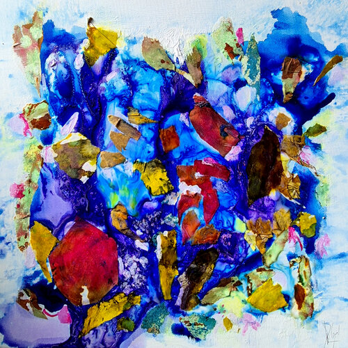 Des atmosphères et des échos van Muriel Cayet, Schilderij te koop op Singulart