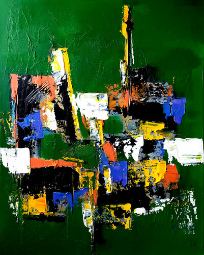 Procession primitive van Muriel Cayet, Schilderij te koop op Singulart