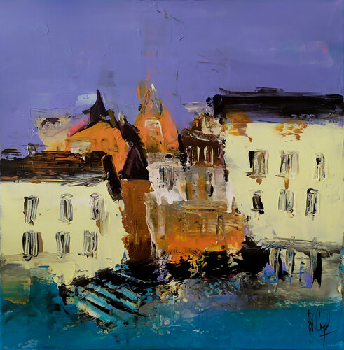 Lerwick di Muriel Cayet, Pittura in vendita su Singulart