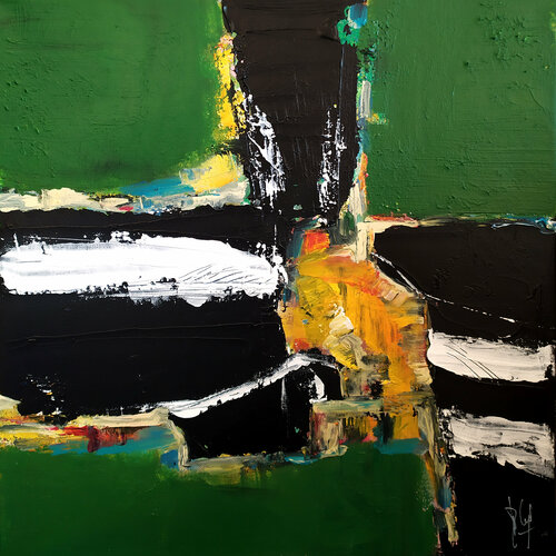 L'endroit du départ von Muriel Cayet, Malerei kaufen auf Singulart