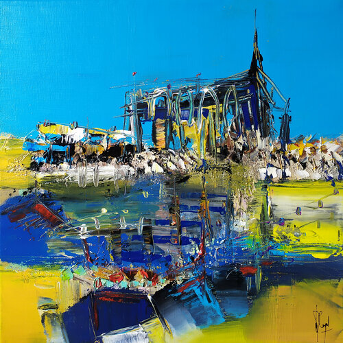 Pélerinage by Muriel Cayet, Painting for Sale on Singulart