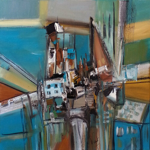 Via Aurelia di Muriel Cayet, Pittura in vendita su Singulart