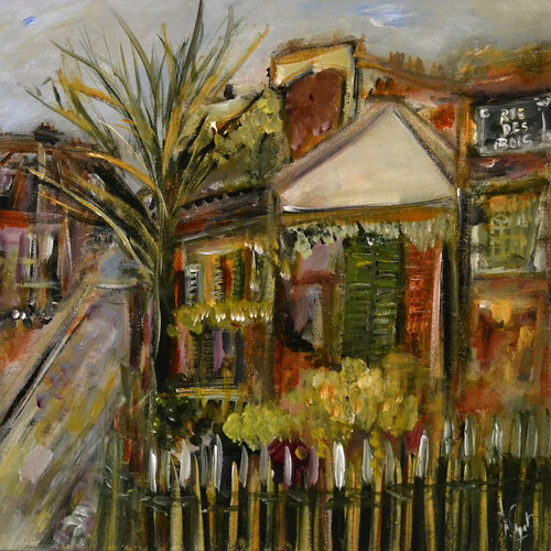 Rue des Bois van Muriel Cayet, Schilderij te koop op Singulart