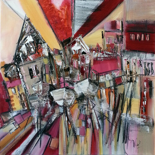 Via Roma von Muriel Cayet, Malerei kaufen auf Singulart