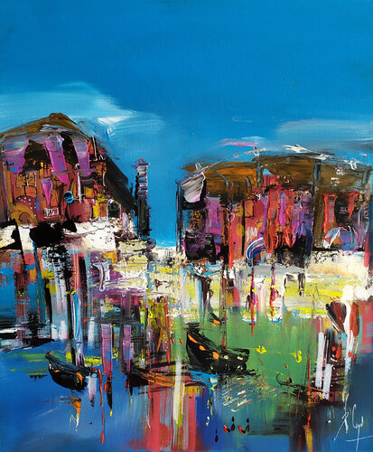 Rivages du Sud van Muriel Cayet, Schilderij te koop op Singulart