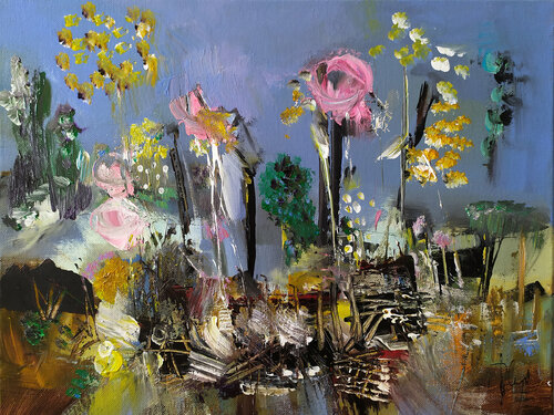 Bouquet aventurier von Muriel Cayet, Malerei kaufen auf Singulart