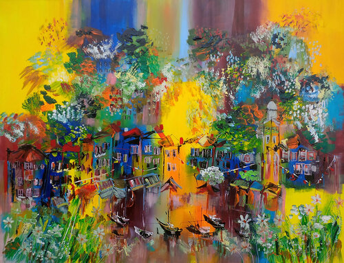 I riflessi von Muriel Cayet, Malerei kaufen auf Singulart