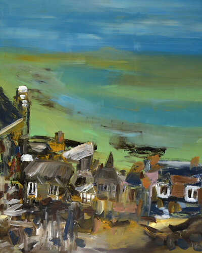 Plages de calme di Muriel Cayet, Pittura in vendita su Singulart