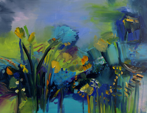 Poésie solaire di Muriel Cayet, Pittura in vendita su Singulart