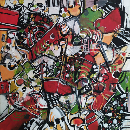 Le pays de Crozon van Muriel Cayet, Schilderij te koop op Singulart