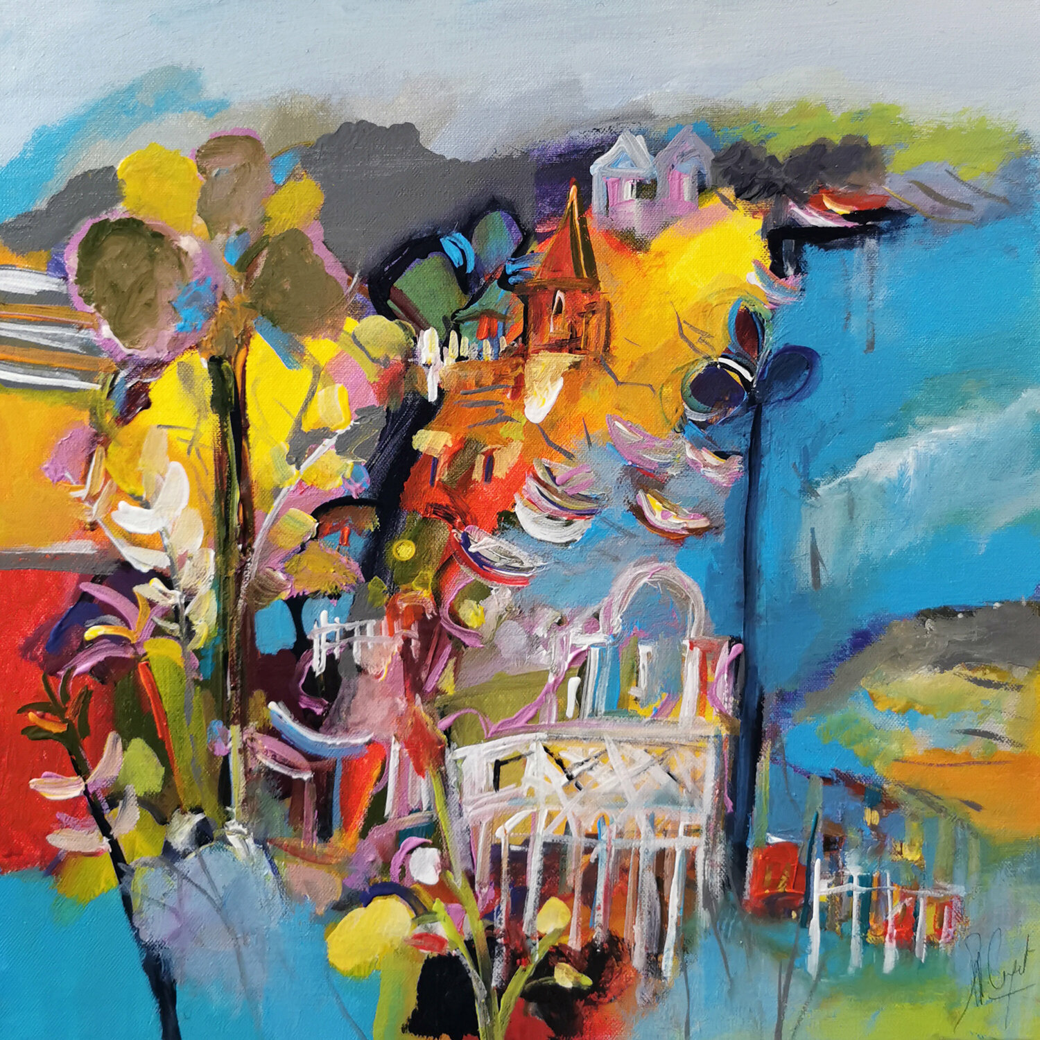 L'horizon s'agrandit, large et brillant Muriel Cayet