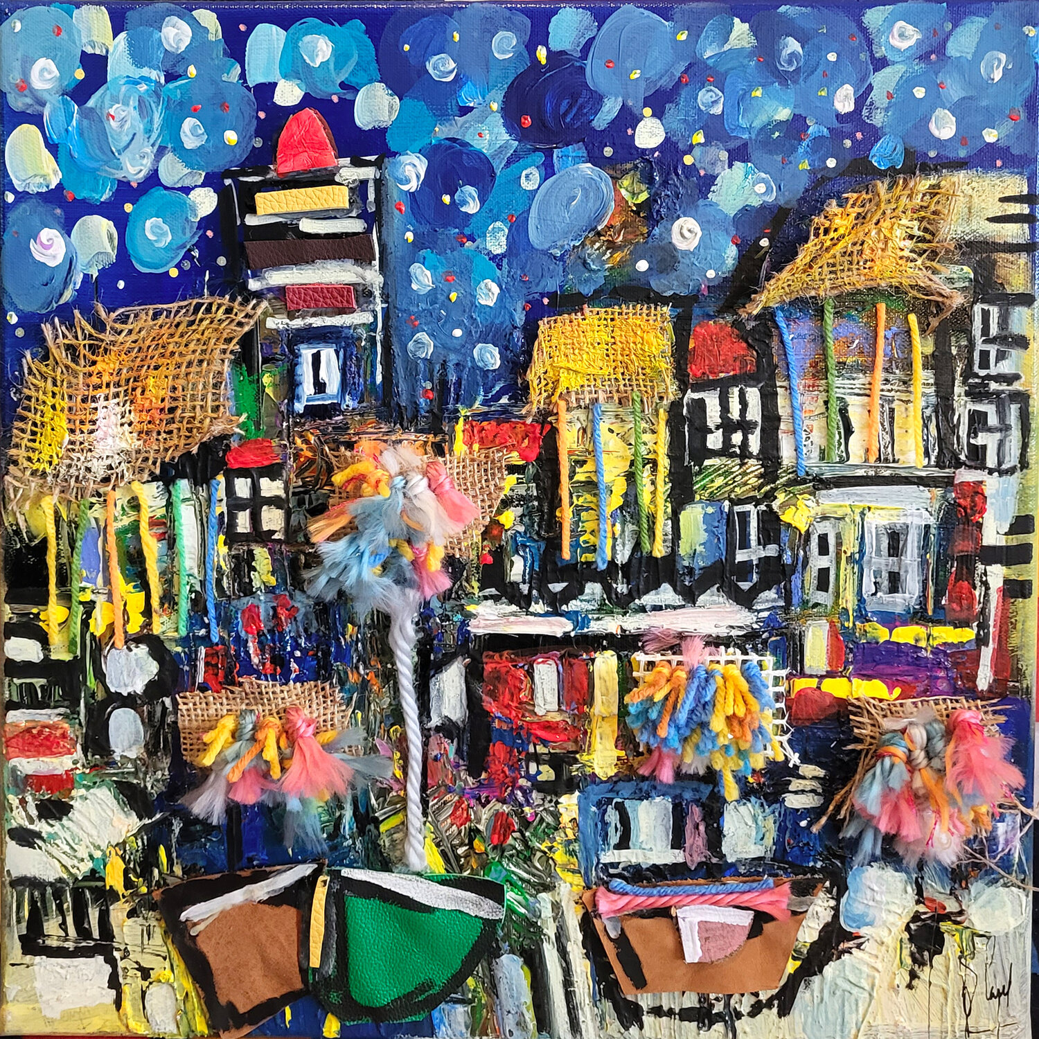 Vibrance d'un tableau de compagnie Muriel Cayet