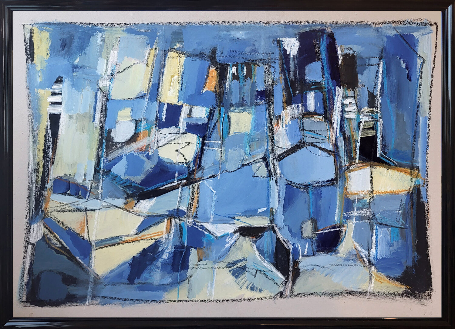 Blue boat Muriel Cayet