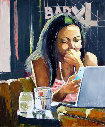 CAFÉ XL von Jean-Paul Schmitt, Malerei kaufen auf Singulart