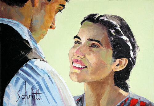 INTIMITÉ VII di Jean-Paul Schmitt, Pittura in vendita su Singulart