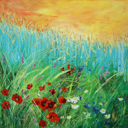 BLÉS EN JUIN van Jean-Paul Schmitt, Schilderij te koop op Singulart