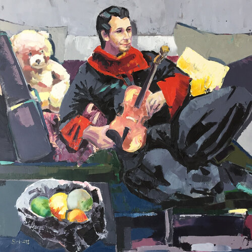 LE JEUNE HOMME À LA PELUCHE Jean-Paul Schmitt