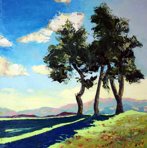 MONTS DU LYONNAIS IV (Crêt de la Garde) di Jean-Paul Schmitt, Pittura in vendita su Singulart